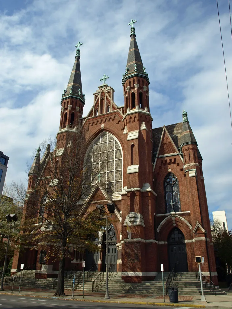 The Cathedral of Saint Paul in Birmingham, Alabama, listed on the National Register of Historic Places.
