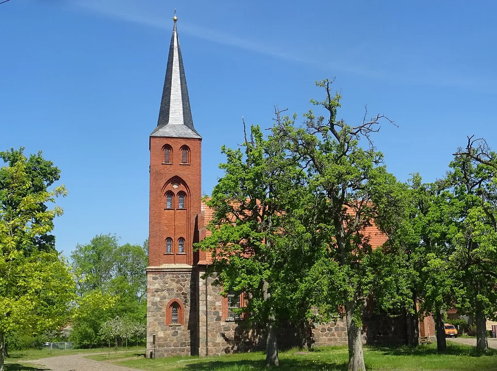 Gülitz, Gemeinde Gülitz-Reetz, Dorfkirche von F.A. Stüler