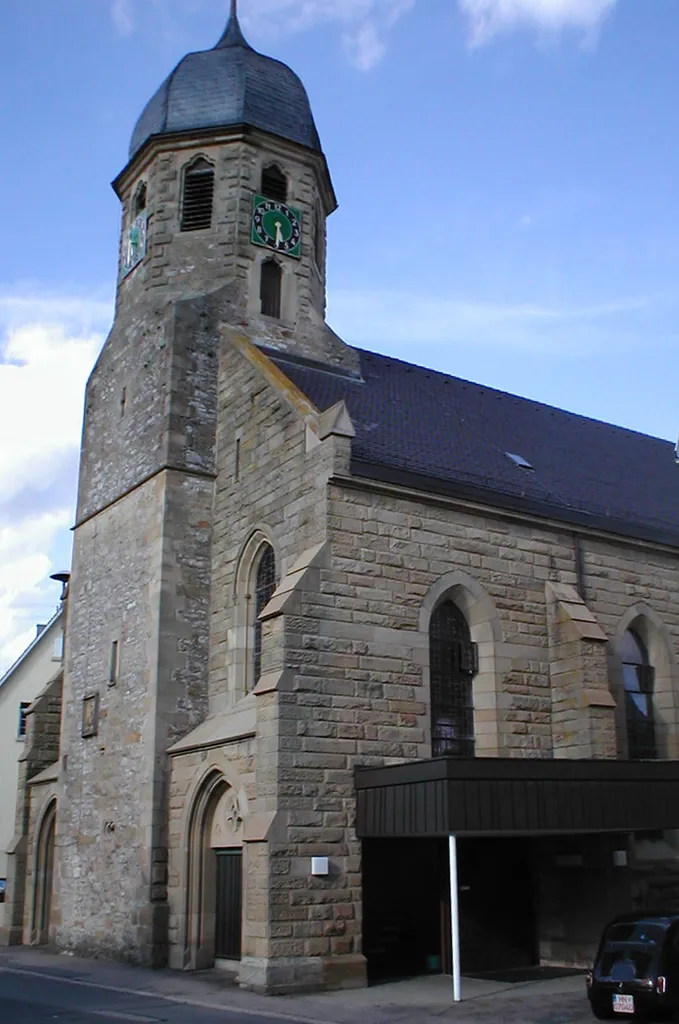 Katholische Kirche in Obergriesheim, erbaut 1902 nach Plänen von Ulrich Pohlhammer