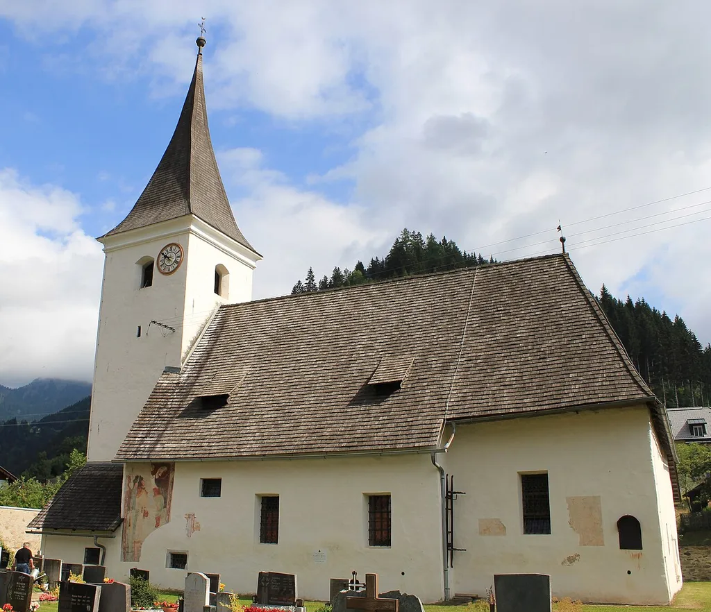 Parish church Saint Godehard in Ingolsthal in the community Friesach