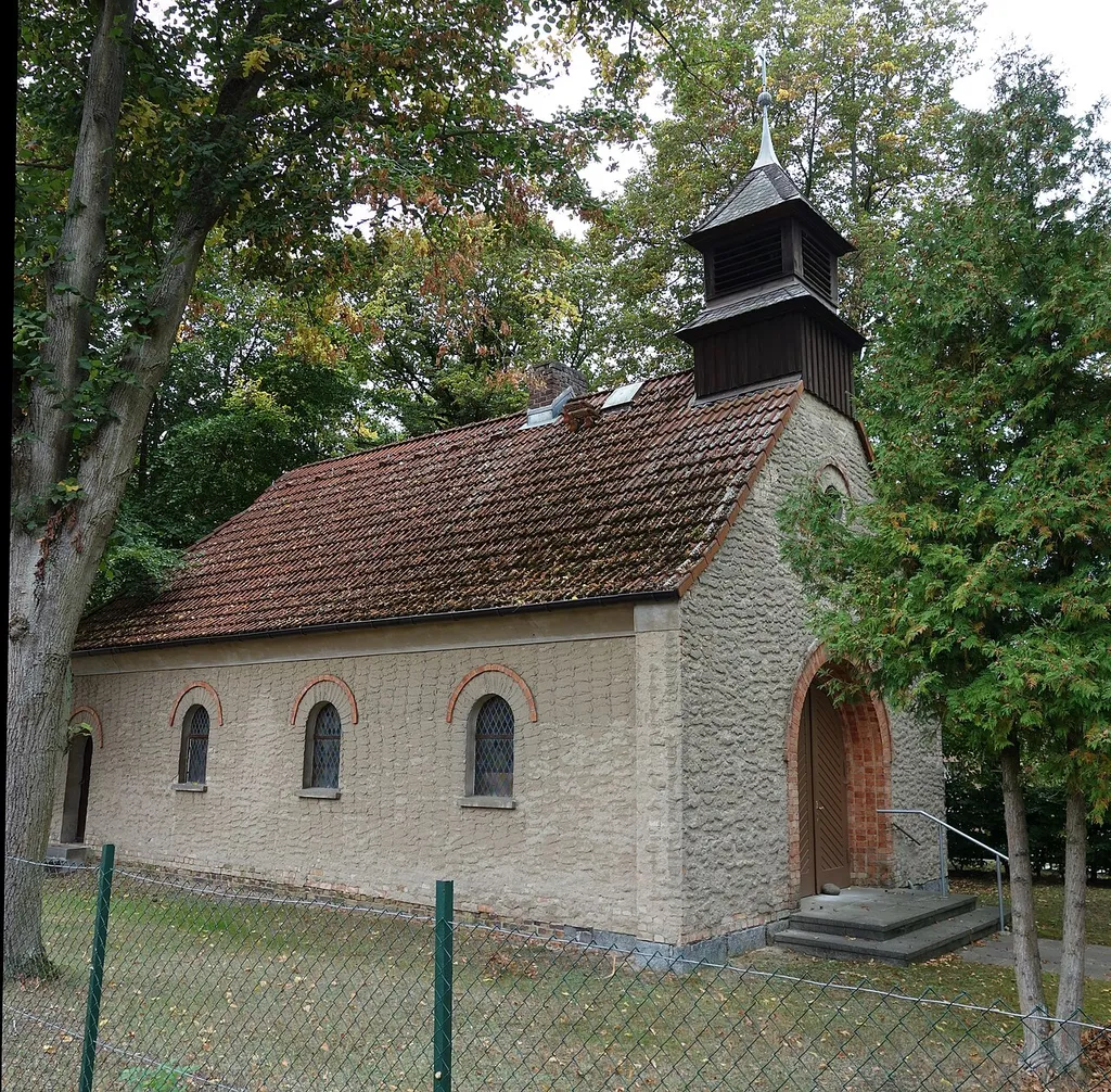 North-eastern view of village church in Seilershof, Gransee municipality, Oberhavel district, Brandenburg state, Germany