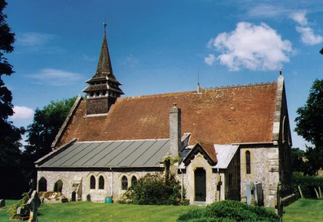 St Lawrence's parish church, Weston Patrick, Hampshire, seen from the southeast
