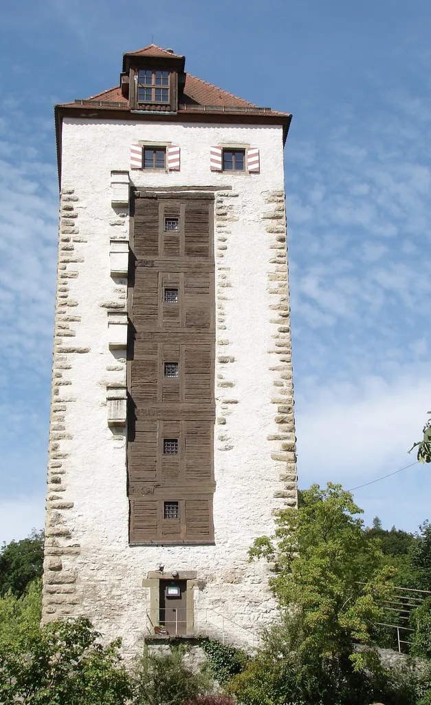 Horb am Neckar, Schurkenturm (villains' tower) dating from the en:Staufer time, serving as prison in the 18th and 19th century