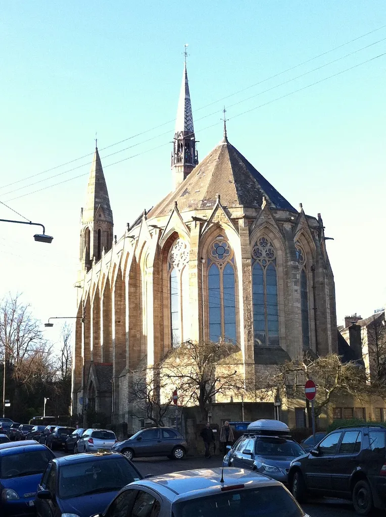 Kelvinside Hillhead Parish Church, Glasgow taken from Observatory Road.