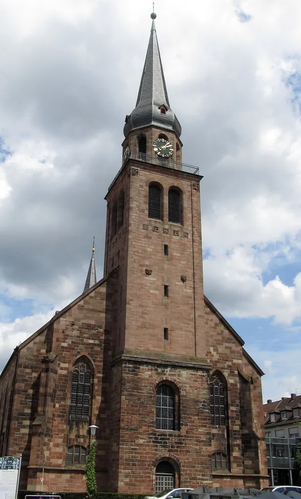 Die protestantische Alexanderskirche in Zweibrücken, Rheinland-Pfalz