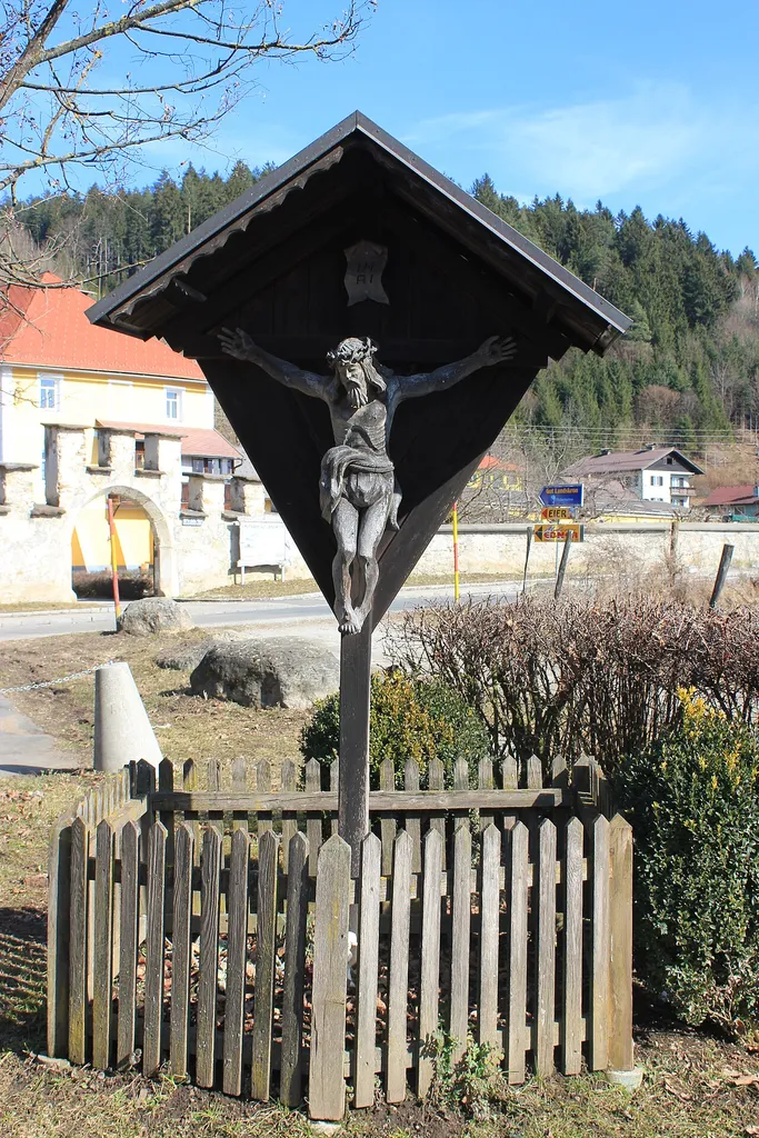 Cross at the hhurch of Gratschach in the community of Villach