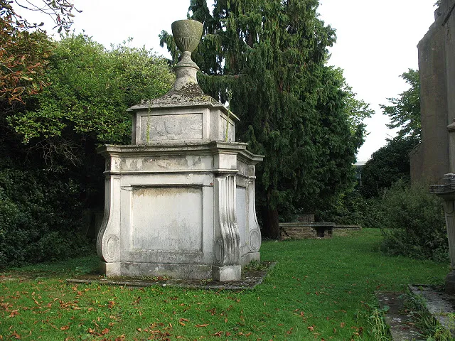 The Boone tomb in the churchyard of the former St Margaret's parish church, Lee Terrace, southeast London (formerly Kent). The Boones were a prominent local family. Includes Thomas Boone (died 1748), Charles Boone (d. 1786), Elizabeth Boone (d. 1799), Harriet Boone (d.1811) and Charles Boone (d. 1819).