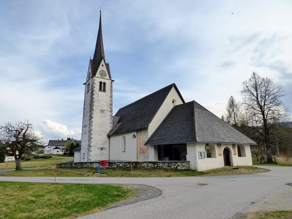 Kath. Filialkirche hll. Lucia und Jodokus, Tratten (Gemeinde Sankt Stefan im Gailtal, Kärnten)