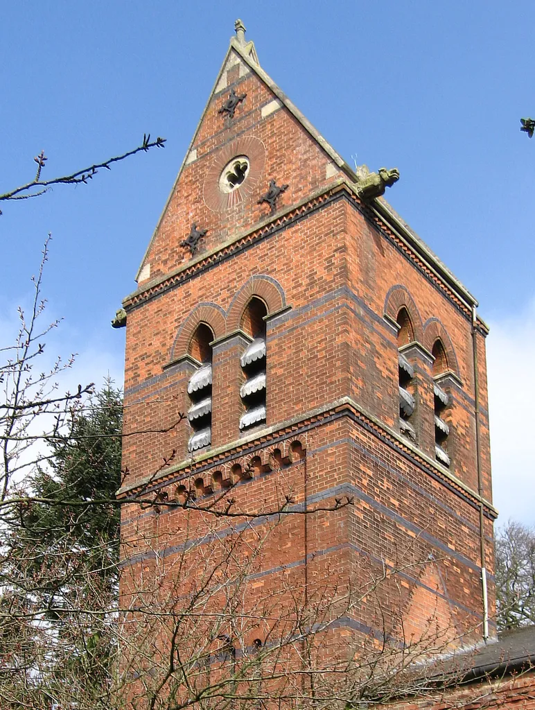 Market Rasen - Holy Rood Catholic Church (tower detail)