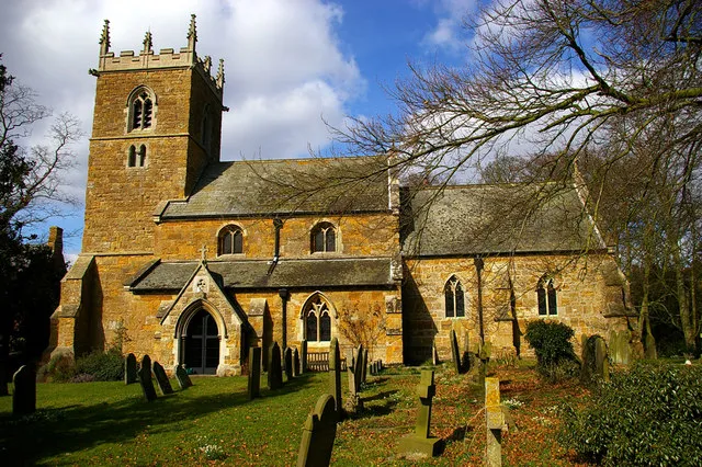St Mary's parish church, Claxby, Lincolnshire, seen from the south