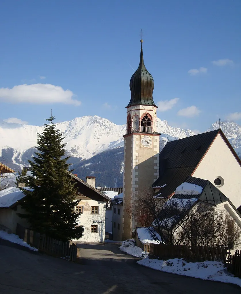 village center of Fiss, Austria