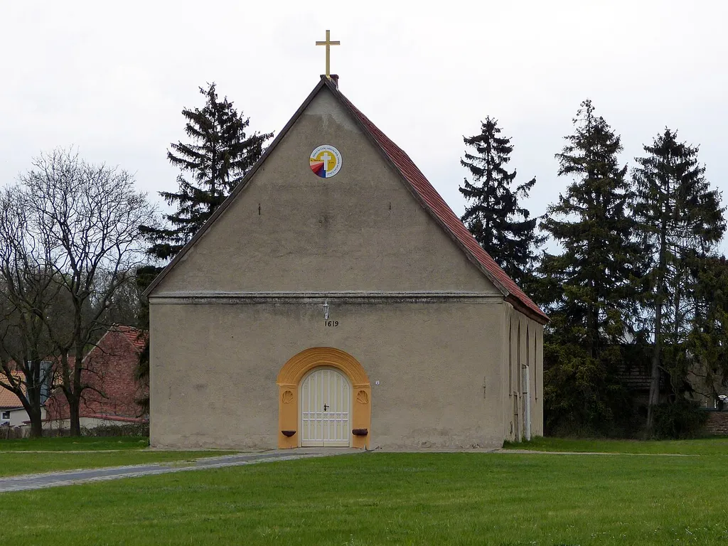 Loitz, Lutherkirche, Westgiebel