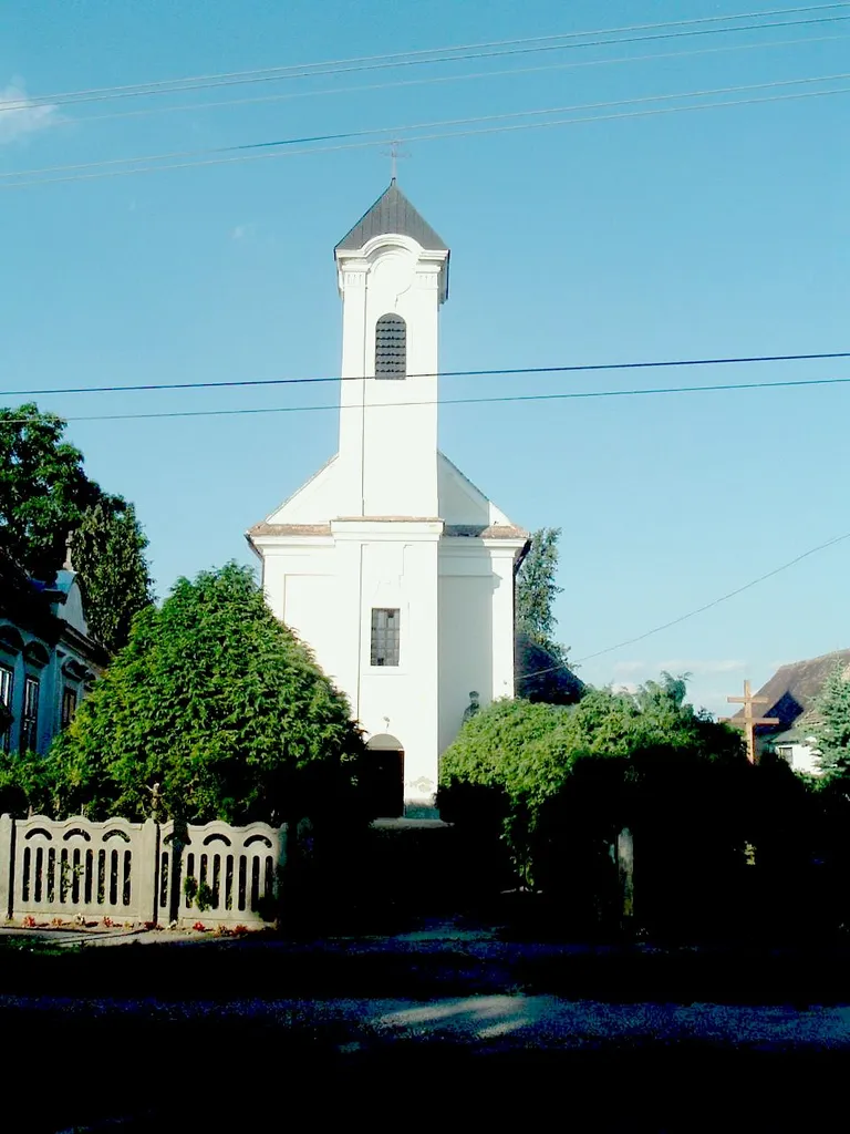 Roman Catholic Church in Simaság. Bűnbánó Magdolna római katolikus templom This is a photo of a monument in Hungary. Identifier: 9317