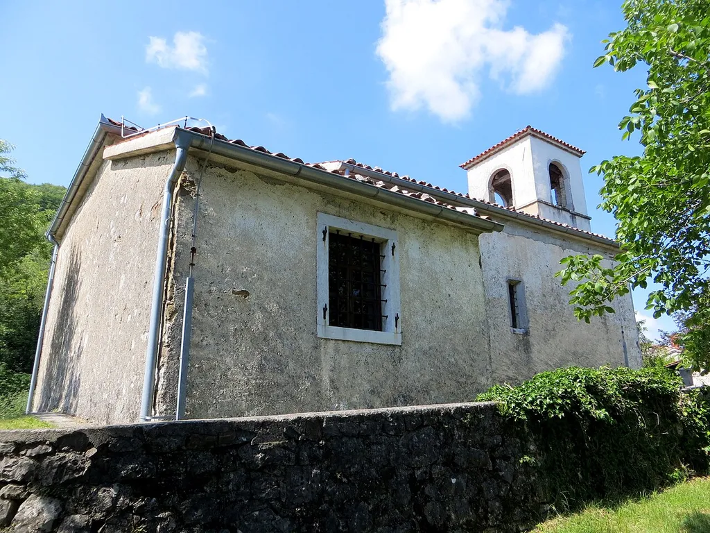 Holy Spirit Church in Pedrovo, Municipality of Nova Gorica, Slovenia