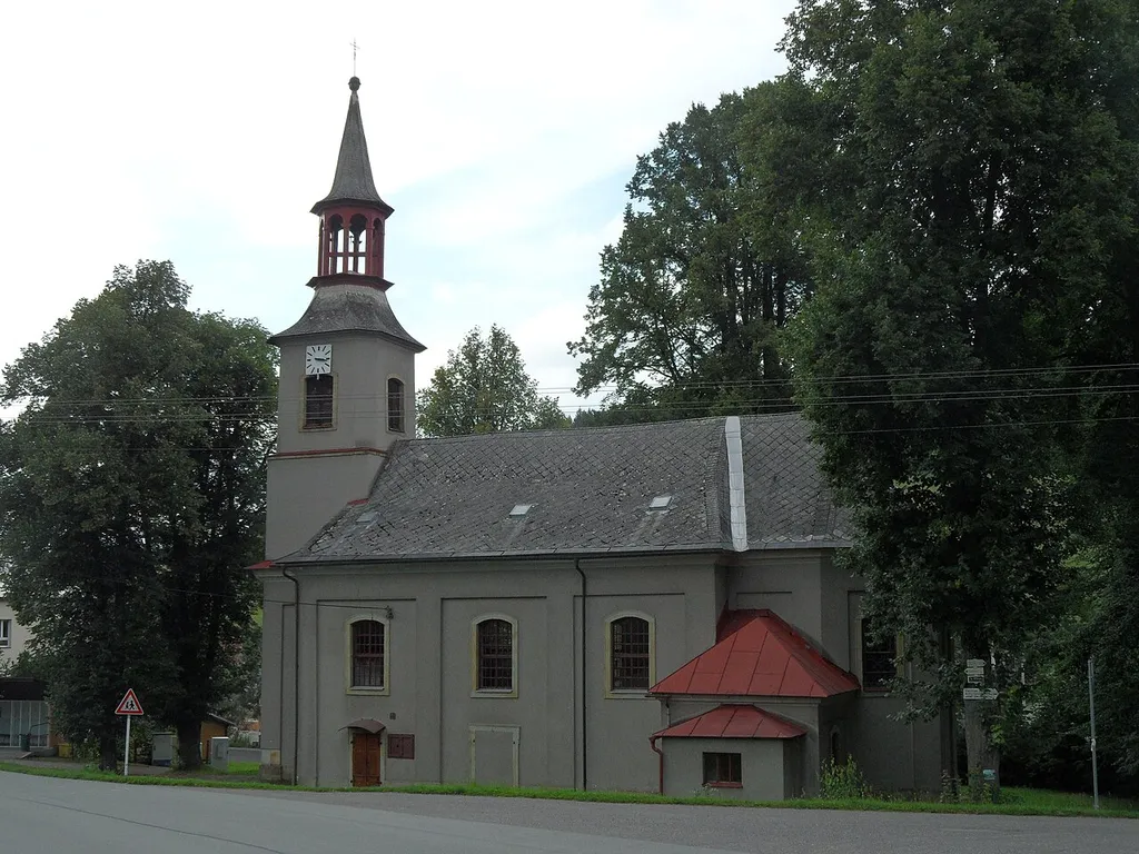 Těchonín I. Church of Saint Margaret, Ústí nad Orlicí District, the Czech Republic.
