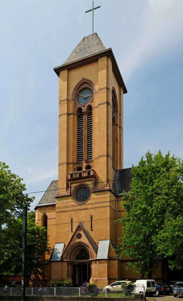Christ Church in Düsseldorf-Oberbilk, Germany