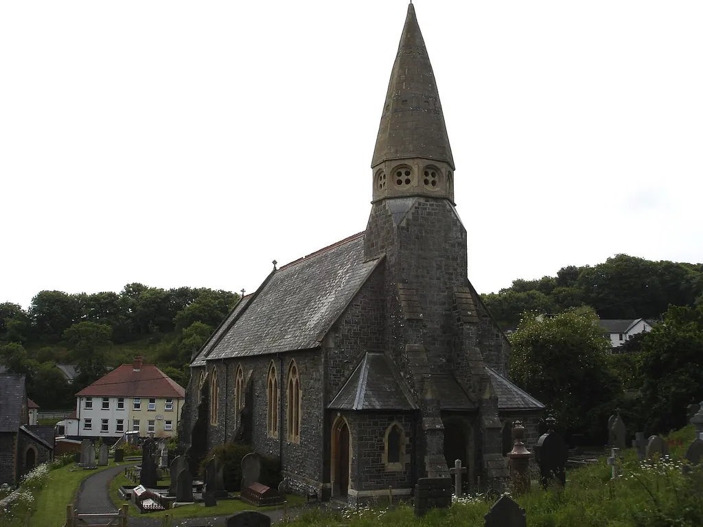 St Llwchaiarn's church, New Quay, Ceredigion, Wales