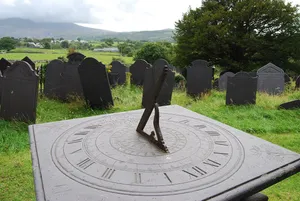Sundial at the Church of St Llechid
