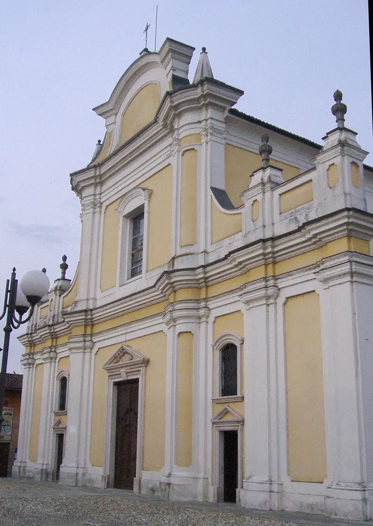 The churh of Corno Giovine, Italy