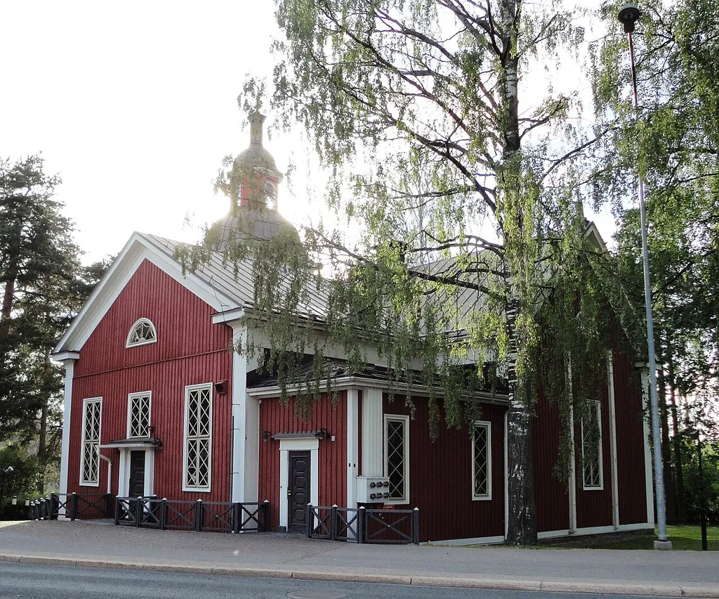 Old church of Hyvinkää, Finland.