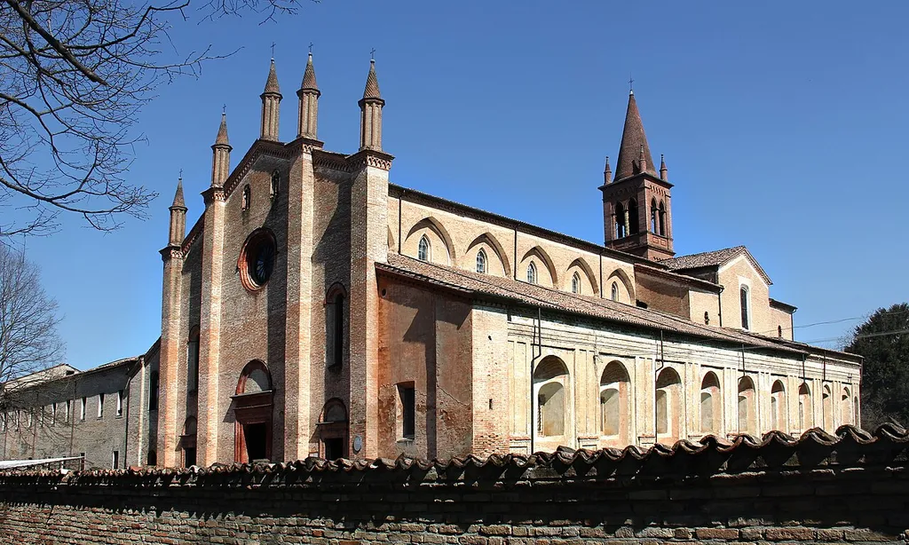 Chiesa e Convento della Santissima Annunziata, Cortemaggiore, Emilia-Romagna, Italy Annunziata, Cortemaggiore Native name Chiesa dei Francescani Location Cortemaggiore, Piacenza, Italy Coordinates 44° 59′ 45.24″ N, 9° 56′ 12.84″ E Established 15th centurydate QS:P,+1450-00-00T00:00:00Z/7 Authority file : Q18604585 VIAF: 267441959 LCCN: n85342389 GND: 7545532-8 WorldCat institution QS:P195,Q18604585