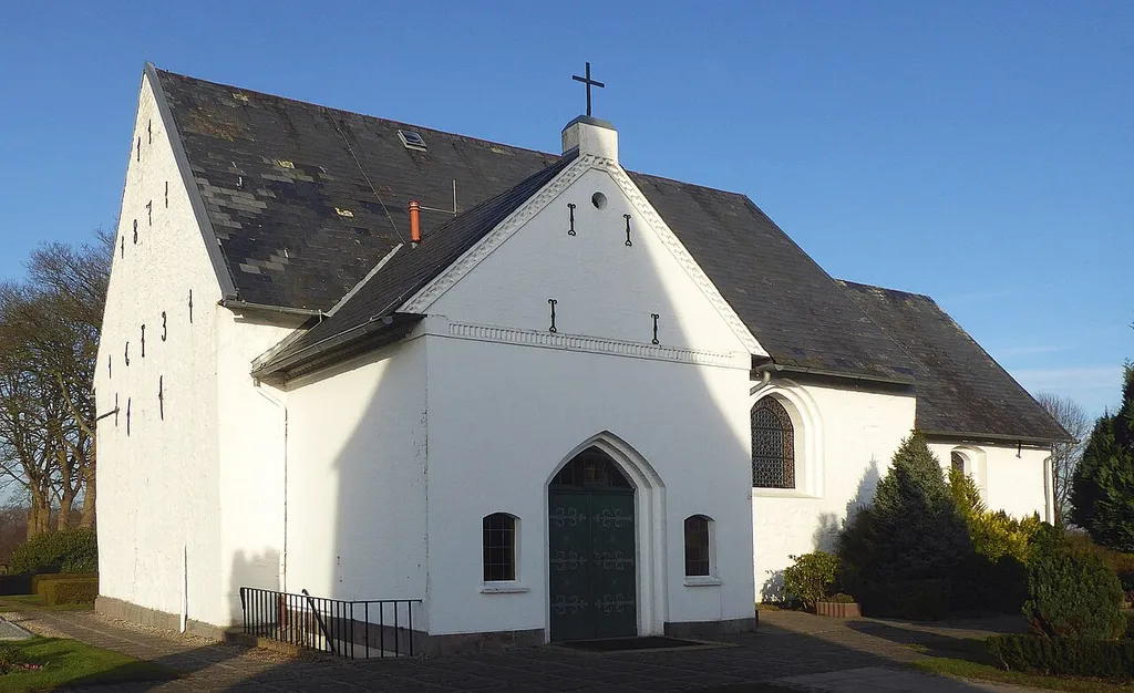 Havetoft Marienkirche Feldsteinkirche mit Natursteinquader-Anbau aus dem 12 bis 19. Jh. - Foto 2018 Wolfgang Pehlemann P1280534