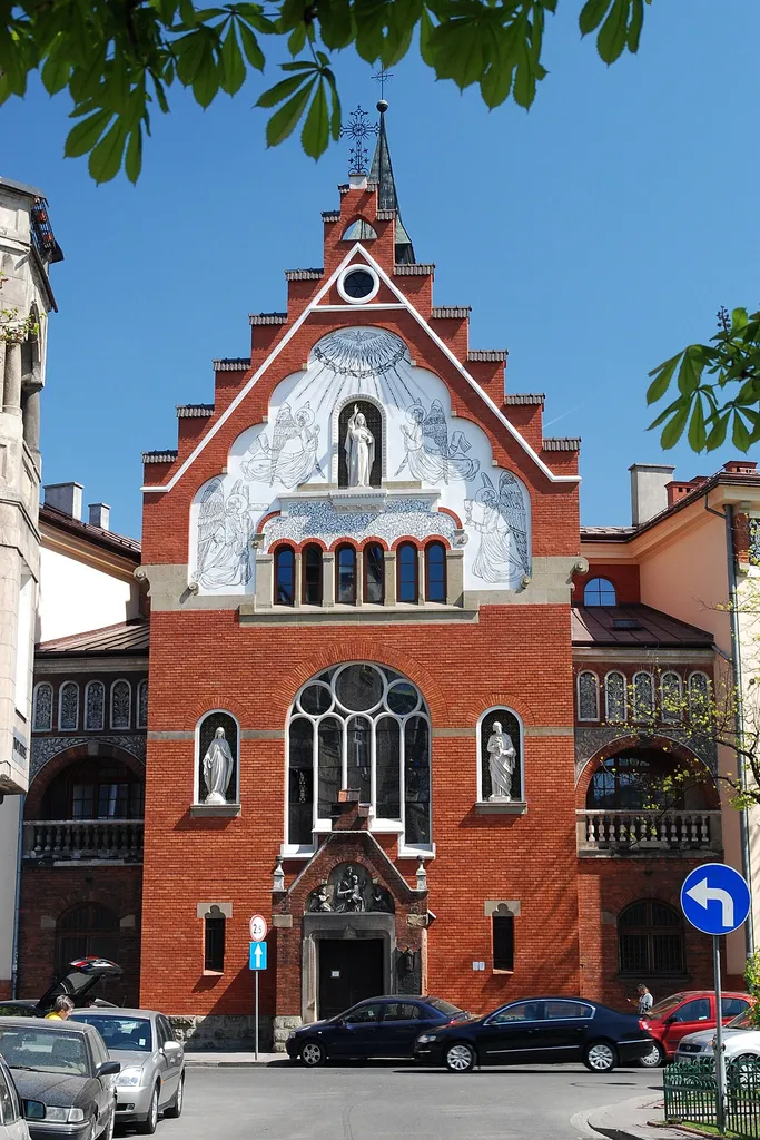 Church of Holy Heart of Jesus. Kraków, Garncarska street. Poland