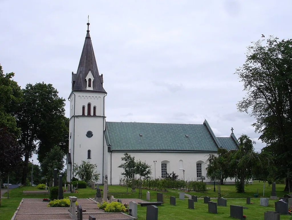 Eldsberga kyrka i södra Halmstads kommun i Hallands län