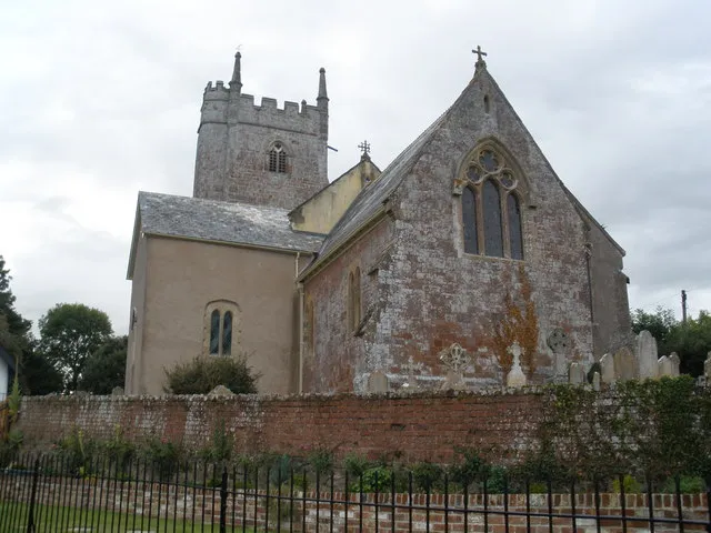 St Mary's parish church, Town Barton, Tedburn St Mary, seen from the southeast