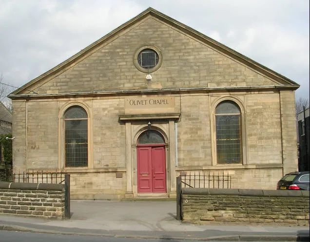 Olivet Chapel, 50 Bradford Road, Leeds, West Yorkshire, seen from the south