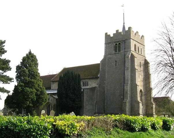 All Saints' parish church, Ashdon, Essex, seen from the northwest