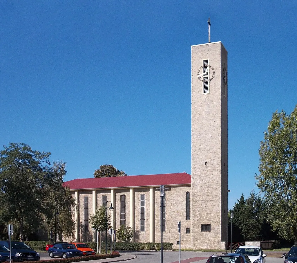 Roman Catholic Christ the King Church in Leuna (district of Saalekreis, Saxony-Anhalt)