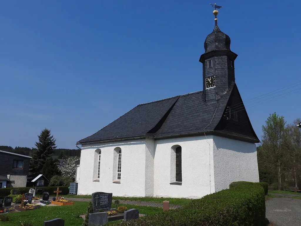 Kirche in Oberlemnitz, Thüringen