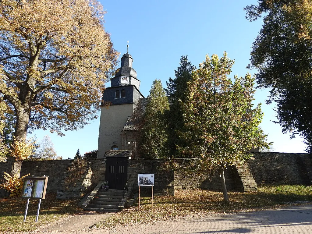 Dorfkirche in Langenwetzendorf, Thüringen