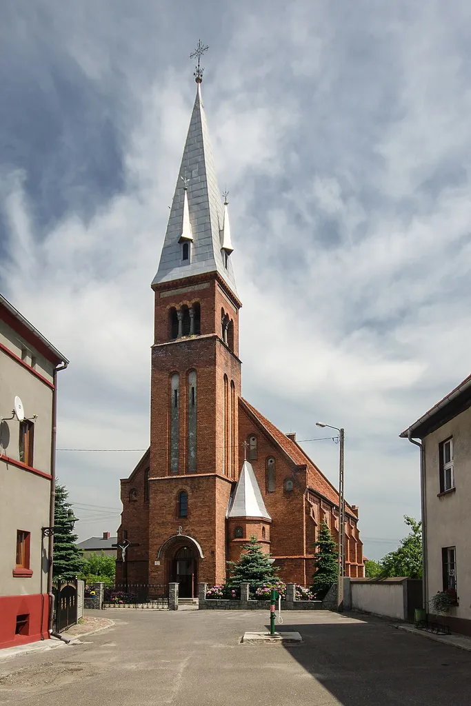 Wińsko - rzymskokatolicki kościół parafialny pw. św. Michała Archanioła, 1884-1886