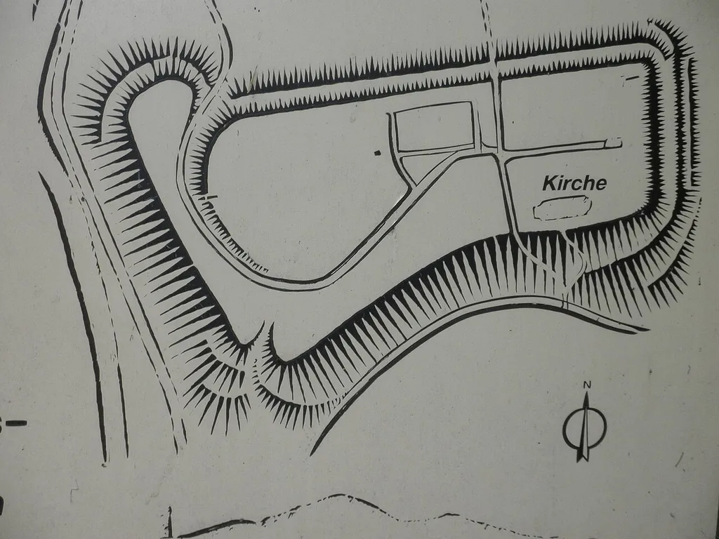 Former Wall Fortification in Möbisburg (Erfurt) in Thuringia