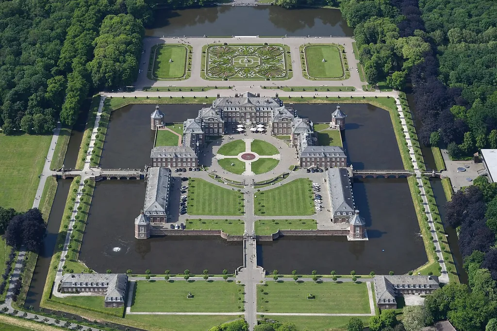 Aerial image of Schloss Nordkirchen (view from the southeast)