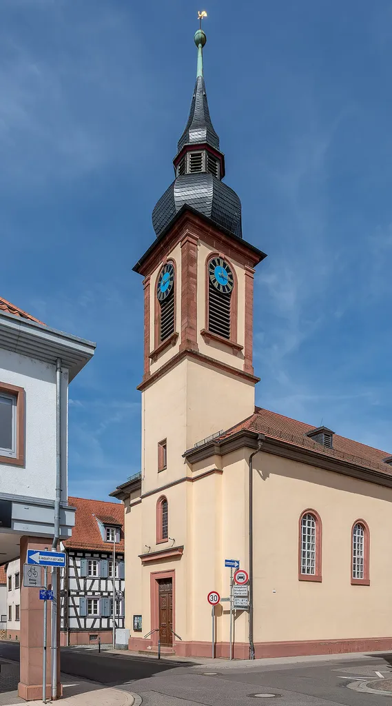 Q106478569 Place: Wörth am Rhein, District Germersheim, Rhineland-Palatinate, Germany Location: Wörth am Rhein Image Description: The Christ Church in Wörth am Rhein.