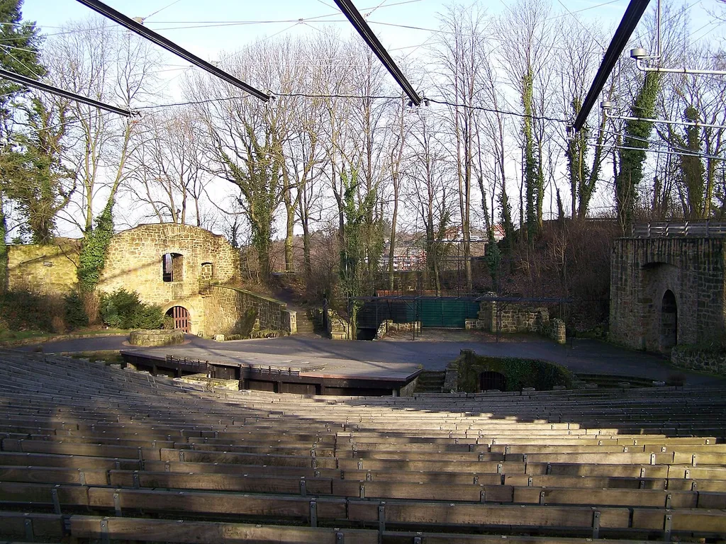 Freilichtbühne Tecklenburg, Teil der ehemaligen Tecklenburg