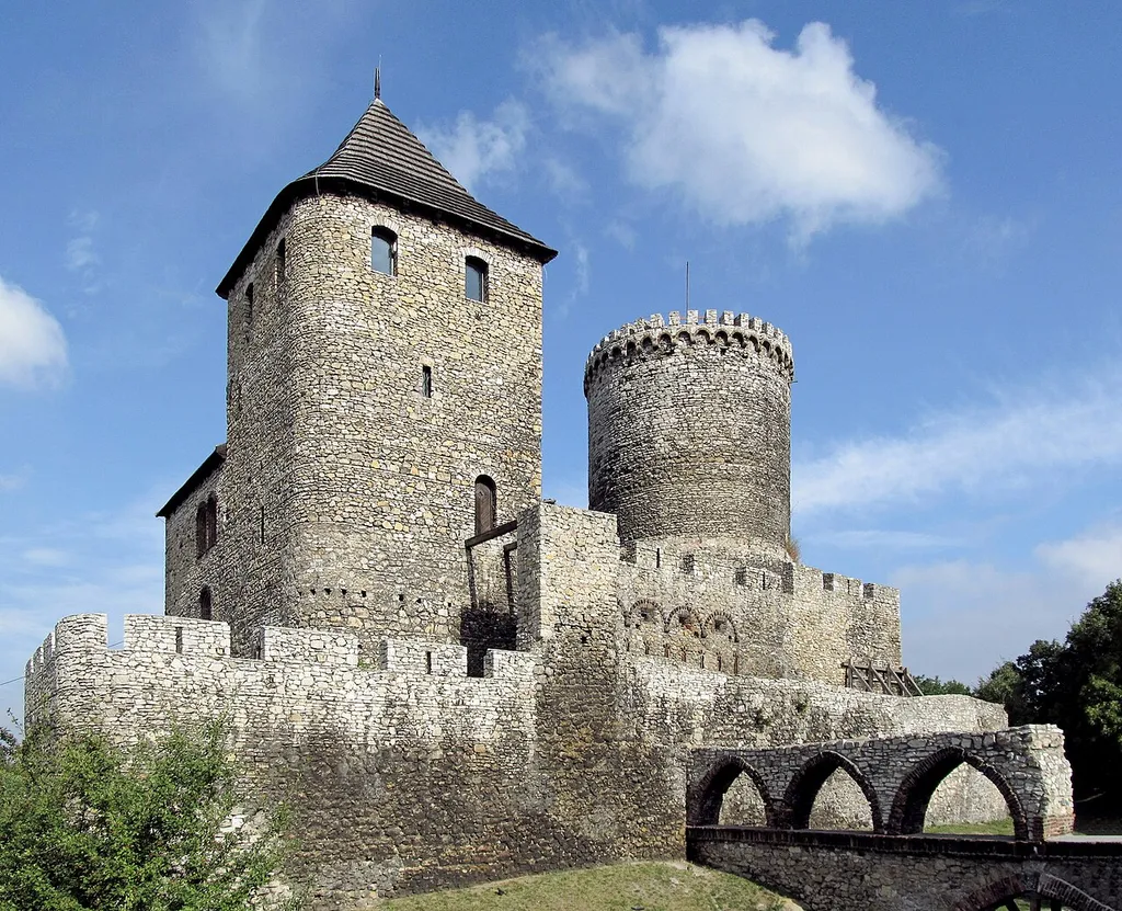 Będzin, zamek, XIV w.
