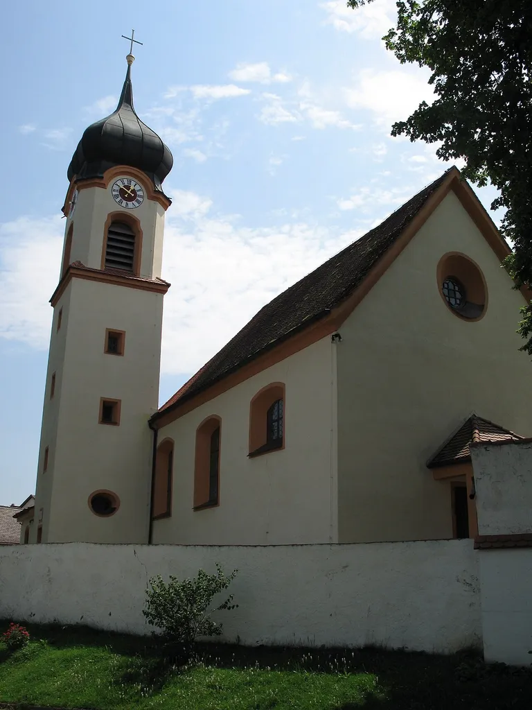 Biesenhard, Markt Wellheim, Johannisstr. 14, Kath. Filialkirche St. Johann Baptist.