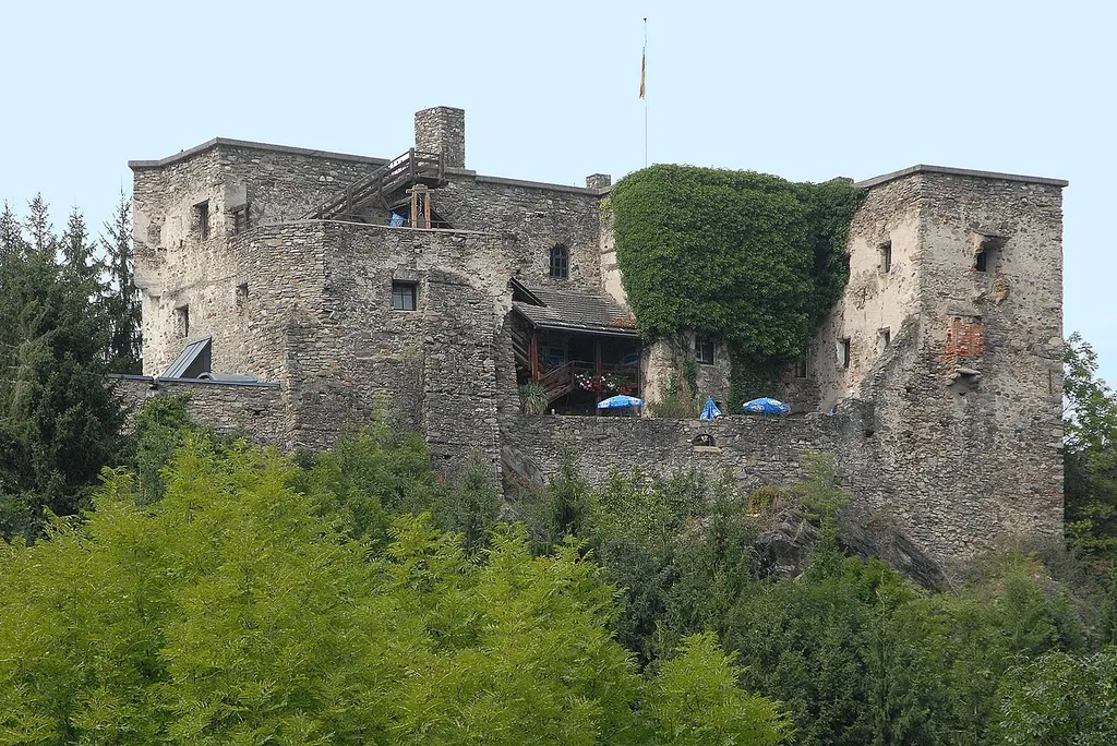 Castle Sommeregg at Treffling in the community Seeboden, district Spittal on the Drau, Carinthia, Austria.