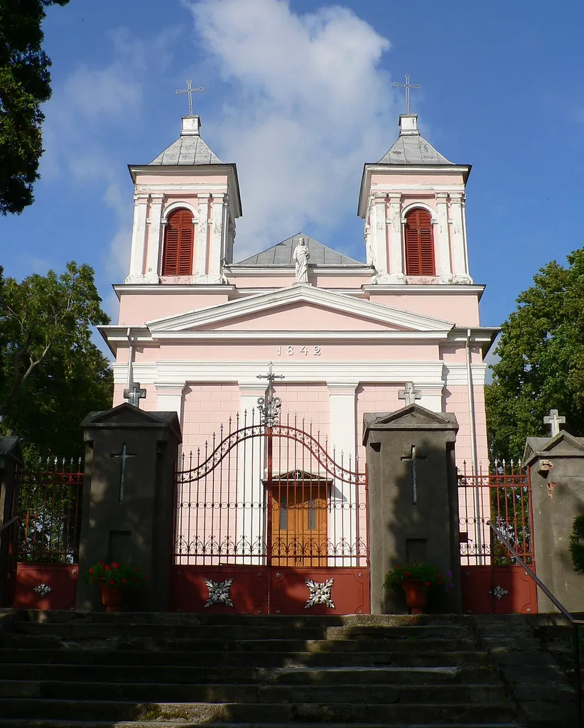 St. Matthew the Evangelist church (1842) in Krosna, Lithuania