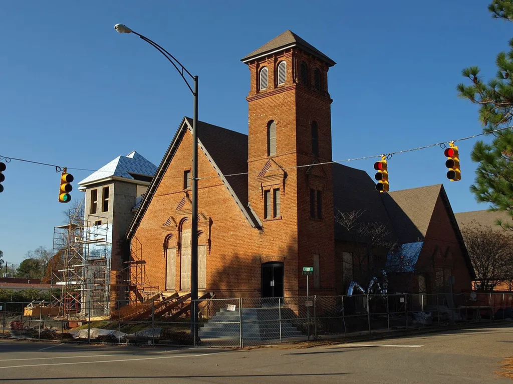 First Presbyterian Church in Greenville, Alabama, listed on the National Register of Historic Places