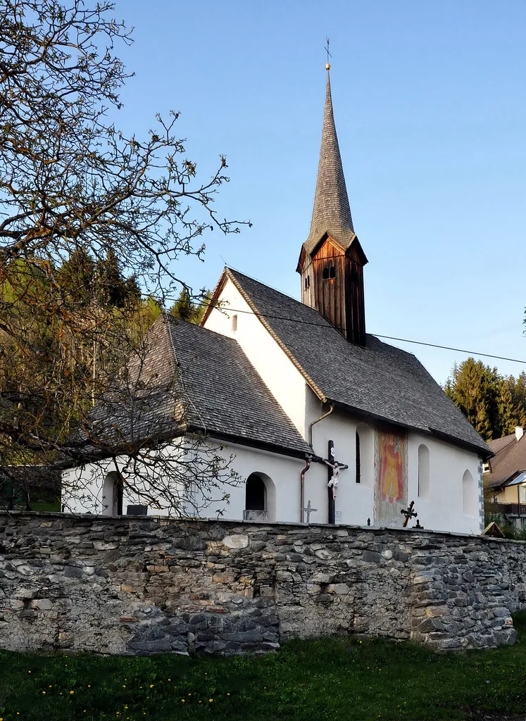 Subsidiary church Saint John the Baptist in Oberdorf, market town Velden am Wörther See, district Villach Land, Carinthia, Austria, EU