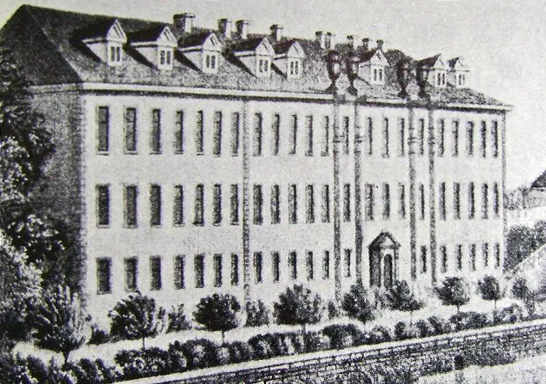 Das Schloss von Hildburghausen ca. 1800