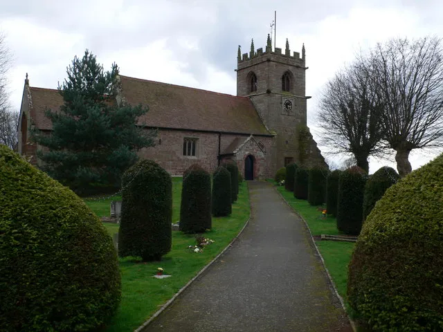 St Andrew's parish church, Stanton upon Hine Heath, Shropshire, England, seen from the northeast