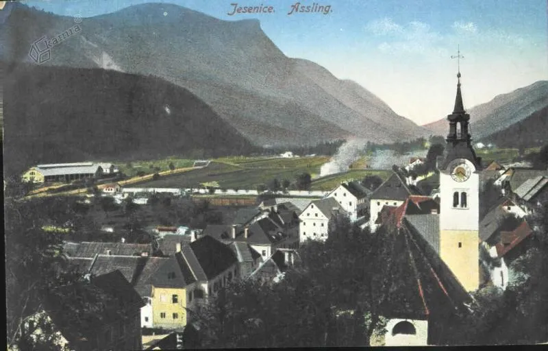 Razglednica Jesenic.