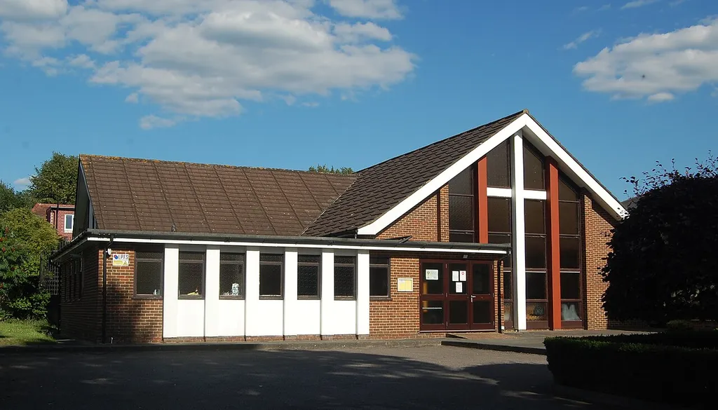 St Margaret of Scotland Church, Fir Tree Grove, Carshalton-on-the-Hill, London Borough of Sutton, England.