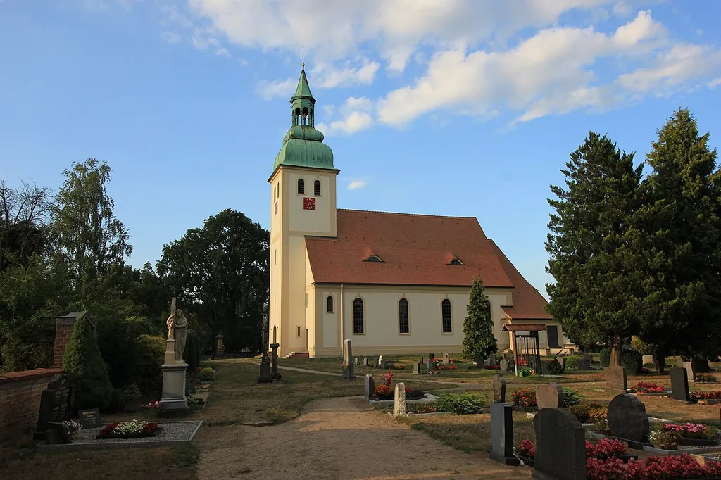 Ewangelska cyrkej w Dubcu, gmejna Rěčicy.